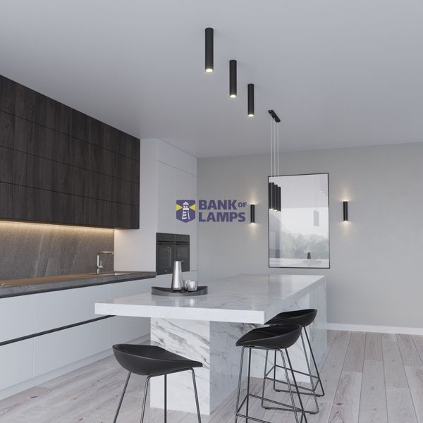 WALL LAMP LAGOS 2 BLACK GU10 2X40W IP20 image 4