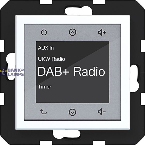 DAB+ touch radio, A.x/C.x, lichtwit mat image 1