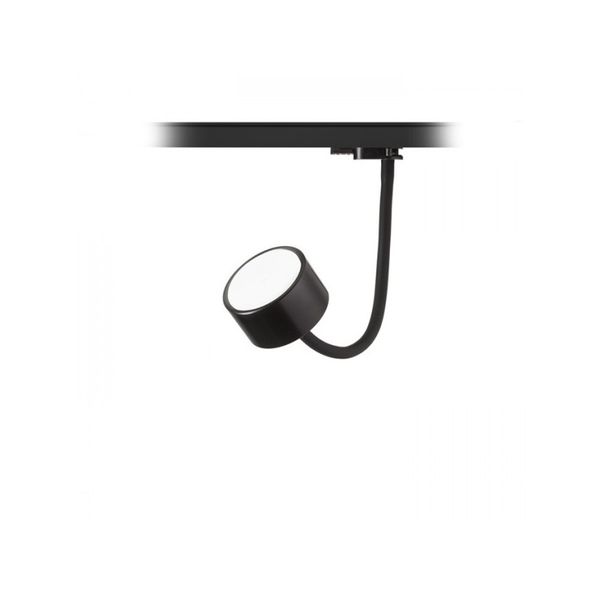 PIXIE on goose neck for 3-circuit tracks black 230V LED GX53 7W image 1