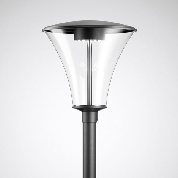 Post-top luminaires Lumantix Kegel (LTX K) CLO (normal) Lens Anthracite ETDD 34W 3800lm 70 rotationally sym. wide (RB6L) IP65 IK07 5 SDCM 7081751 image 1