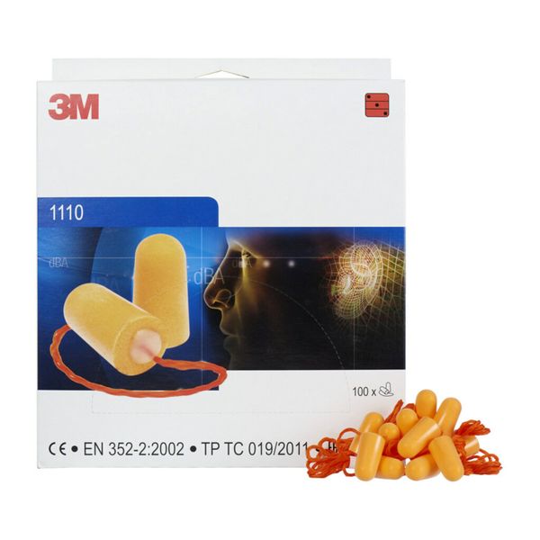 3M™ Earplugs 1100, Corded, 500 Pairs / Box image 5
