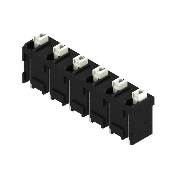 Printed circuit board terminals, 7.50 mm, Number of poles: 6, 180°, Solder pin length (l): 1.5 mm, black, PUSH IN with actuator, Clamping range, max. : 1.5 mm², Tube image 3