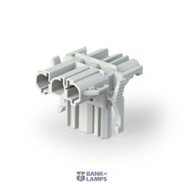 NCD3T.G | Distribution block 3-pole, T-connector, grey image 1