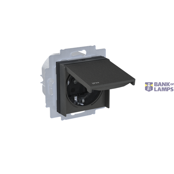 Socket with earthing contacts IP44 image 2
