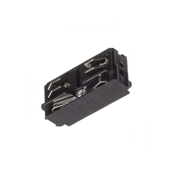 EUTRAC straight joint, electrical black 230V image 1