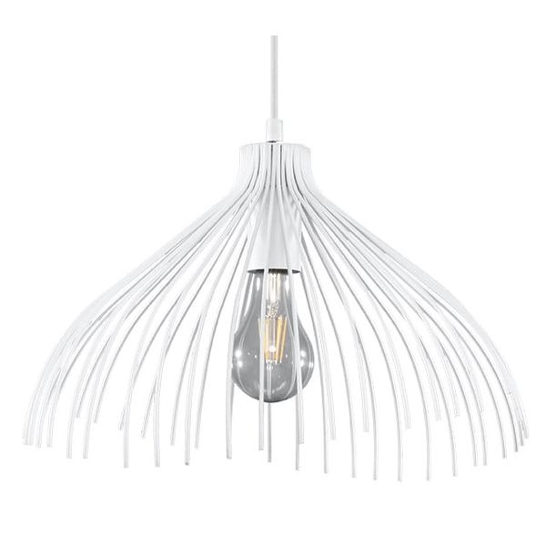 UMB pendant lamp white E27 1x60W IP20 image 1
