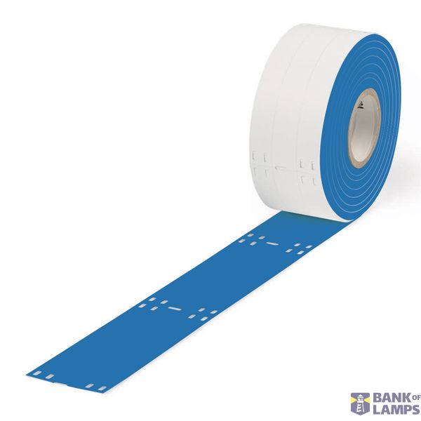 Cable tie marker for Smart Printer for use with cable ties blue image 2