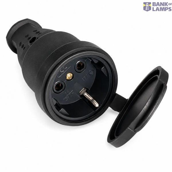 Rewirable rubber socket 16A 250V Max: 3500W image 2