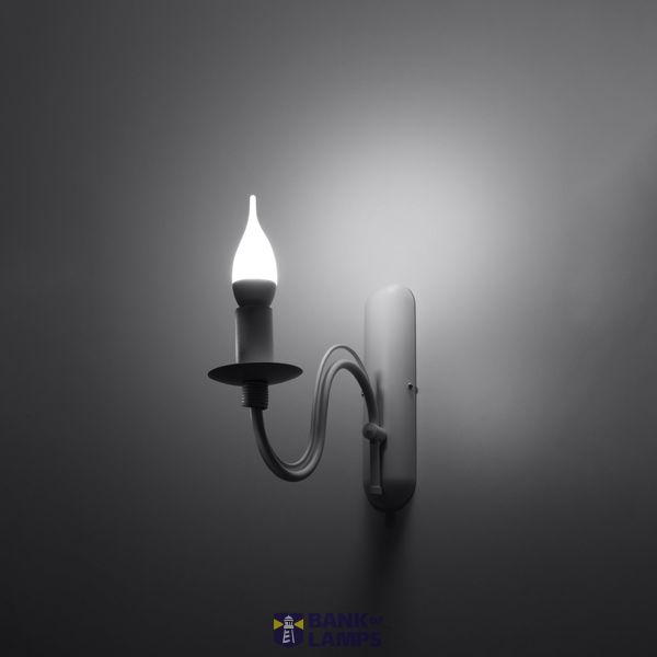 WALL LAMP MINERVA WHITE E14 1X40W IP20 image 6