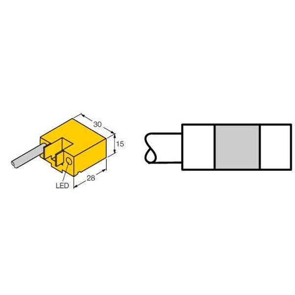 Magnetic Field Sensor Magnetic-inductive Proximity Sensor   BIM-AKT-AP6X/S235 image 1