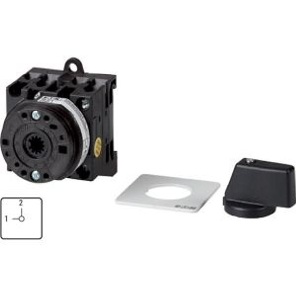 T0-1-15441/XZ Changeoverswitches, T0, 20 A, rear mounting, Basic switch, 1 contact u image 2