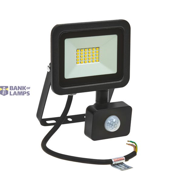 NOCTIS LUX 2 SMD 230V 20W IP44 WW black with sensor image 26