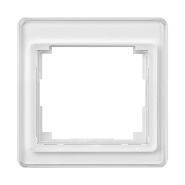 cover frame SL500 alpine white 1-fold image 4