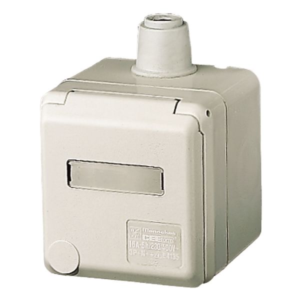 Mennekes Cepex recept. SCHUKO 16A2p+E 230V IP44 4973 image 1