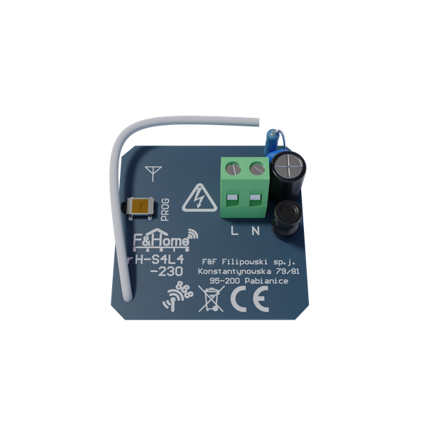 Glass switch module, touch 230 V image 1