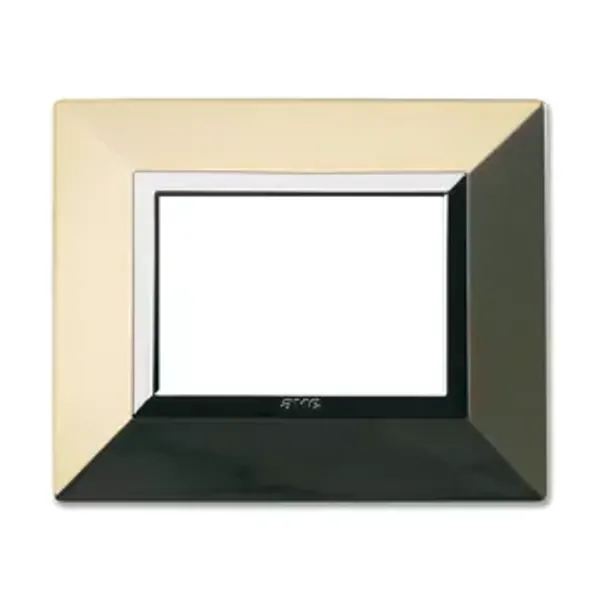 ZAMA44 FR.PLATE POLISHED BRAS    3M image 1