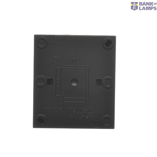 Double angled Keystone IT/telephone socket cover with descriptive field, (cover), Simon 24, IP20/IP44, black matt image 1