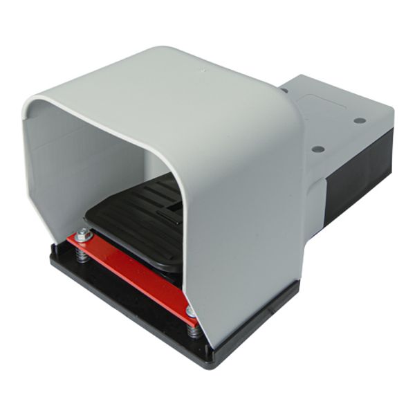 3-position foot switch (2 microswitches), 2 N.O.+2 N.C., thermoplastic image 1