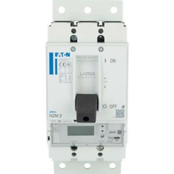 NZMH2-PX250-SVE NZM2 PXR25 circuit breaker - integrated energy measurement class 1, 250A, 3p, Screw terminal, plug-in technology image 6