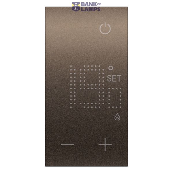 L.NOW - ROOM TEMPERATURE CONTROL 230V BRONZE image 1