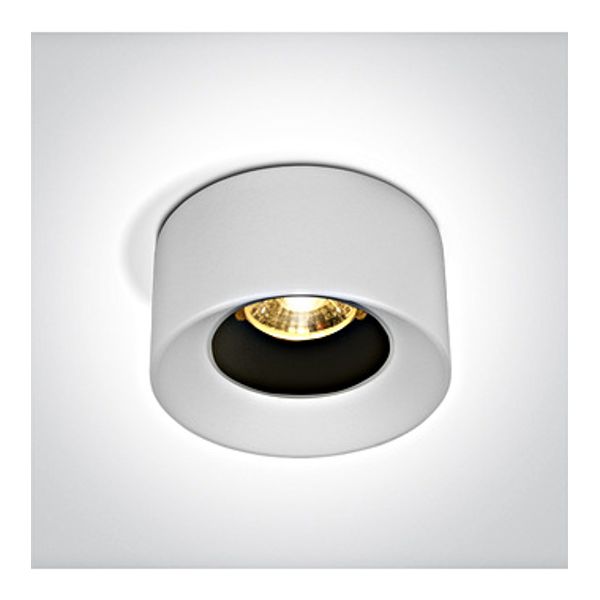 10112A/W/W WHITE LED 12W 38ø WW 230V image 1