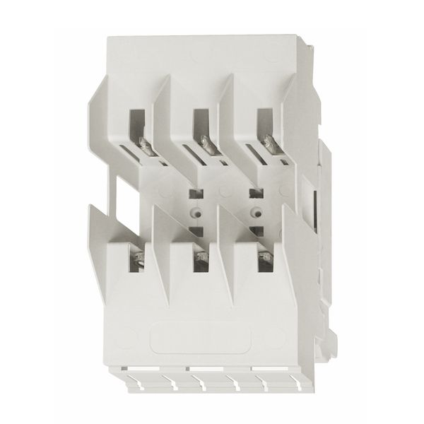 HRC bus-mounting fuse base, 160A cleat, upward, shock prot. (The price is shown without markup on metals. Request a quote for accurate information) image 1