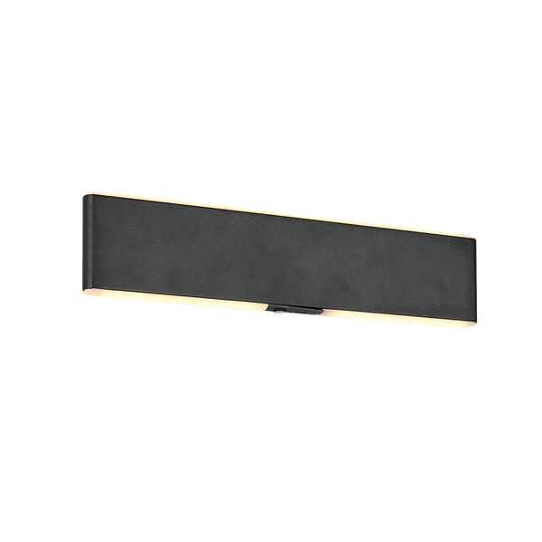Conchita LED wall lamp 32 cm matt black rechargeable image 1