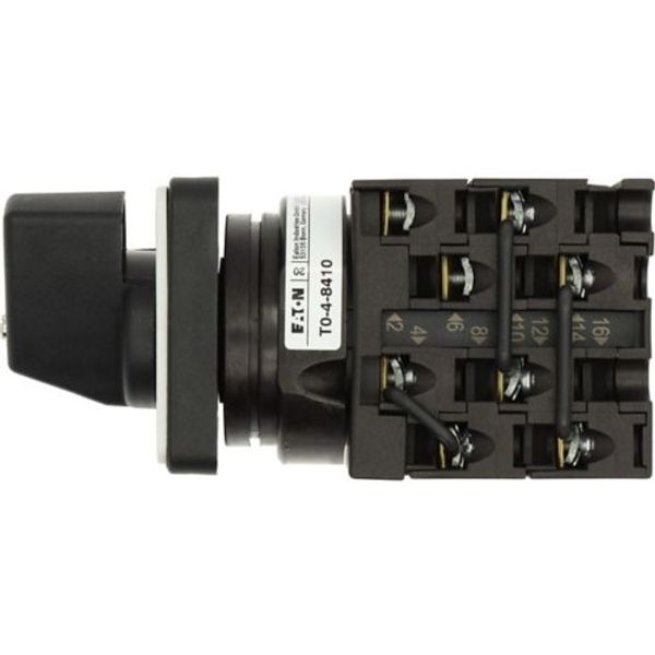Star-delta switch T0-4-8410/E 20A 3P 60° flush mounting image 2