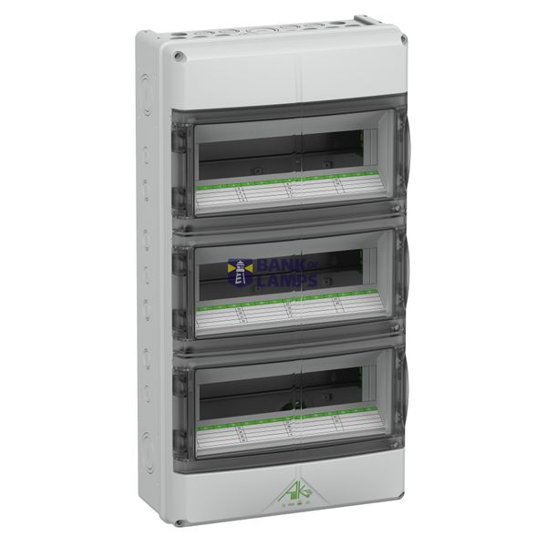 Small distributions boards, Type of protection IP65, Impact strength IK08, Protection class II, Un 400V DC, UL, DLG, UL-EU, VDE, Halogen free image 1