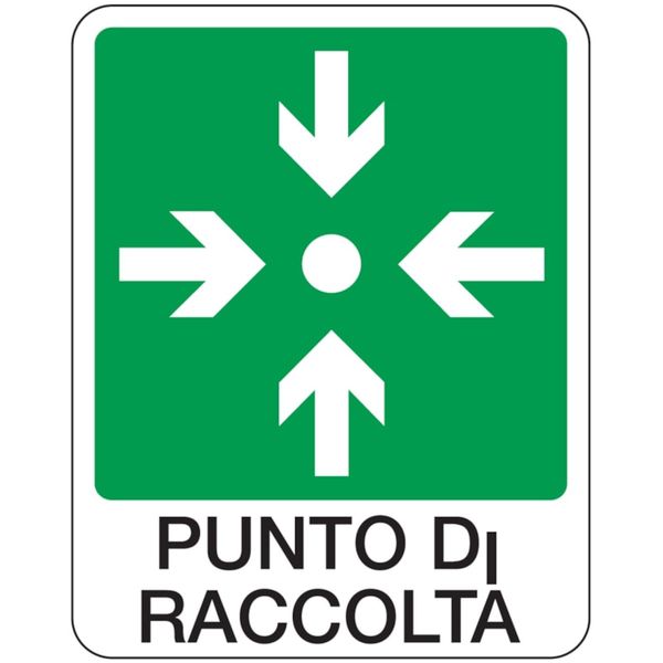 Safety sign - Al - Dimensions: 230x290 mm image 1