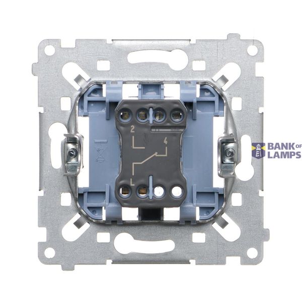 Single button for switches and push buttons, white image 1
