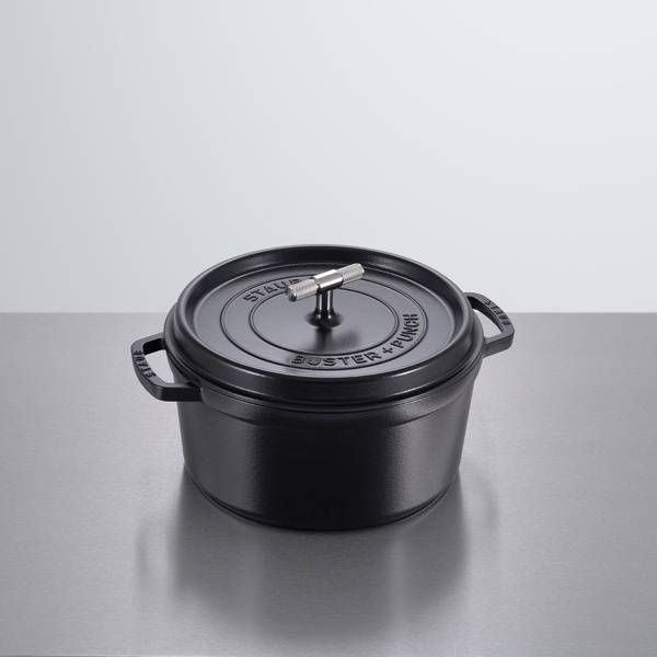 COCOTTE / 11.02 INCHES / CROSS / STAUB / BLACK / STEEL image 2