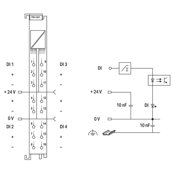 4-channel digital input 24 VDC 0.2 ms - image 5