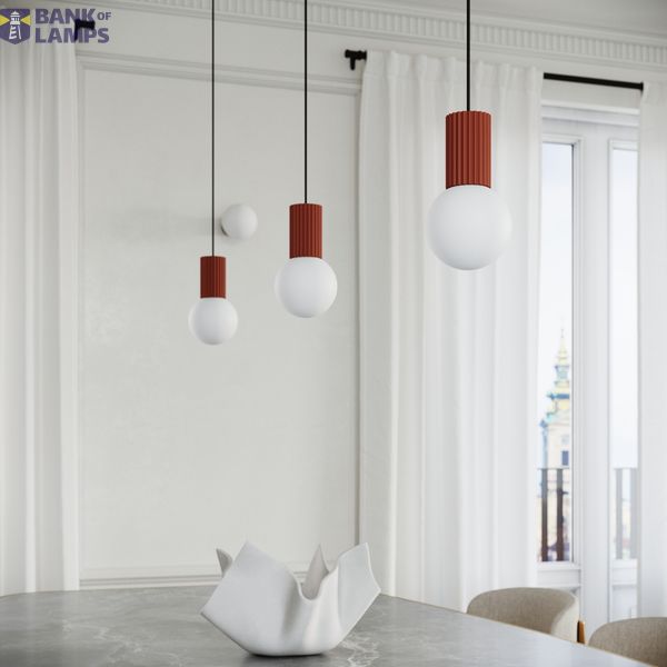 Table lamp HALO red ochra image 5