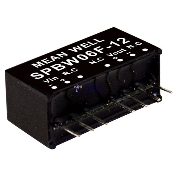 SPBW06F-15 DC/DC Converter 9-36V:+15V 400mA 6W, MEAN WELL image 1