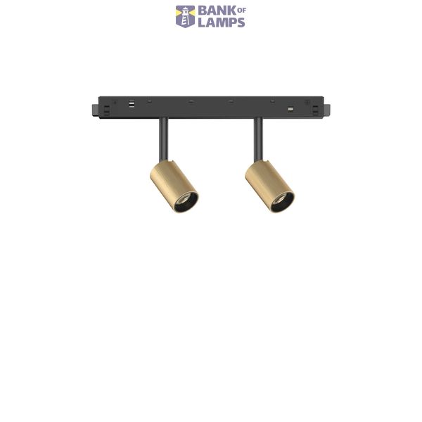 EGO TRACK DOUBLE 05W 3000K ON-OFF GD image 1