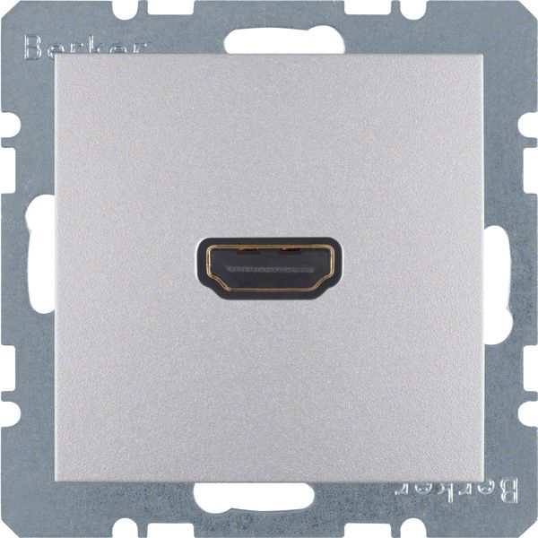 High definition soc. out. 90° plug connection, B.7, al., matt, lacq. image 1