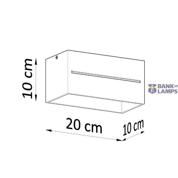 SPOT LOBO MAXI GREY G9 2X40W IP20 image 6