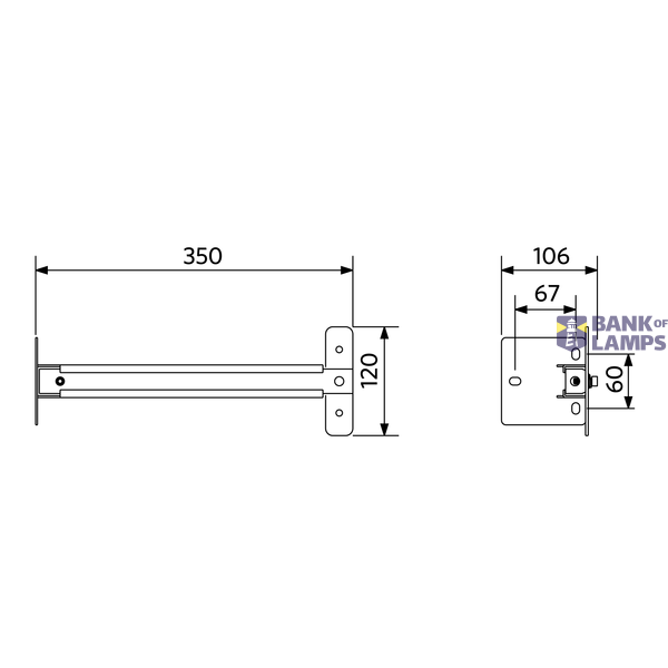 LEDFlood-E-Re150-Bracket-WH image 3