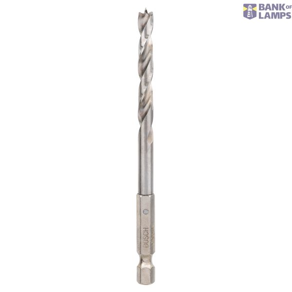 Brad point drill bit, 1/4" hex shank 6 x 63 x 106 mm image 1
