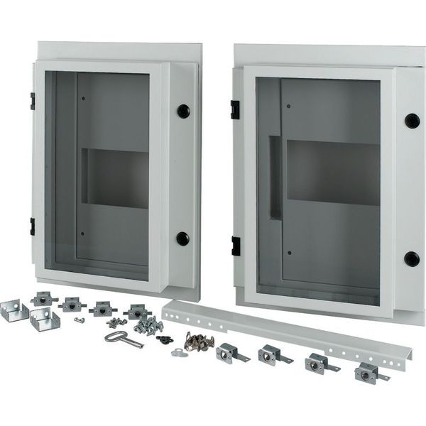 XTMP2N4WCC-H550W800 Front cover for 2x NZM4, withdrawable, HxW=550x800mm, IP55, grey image 3