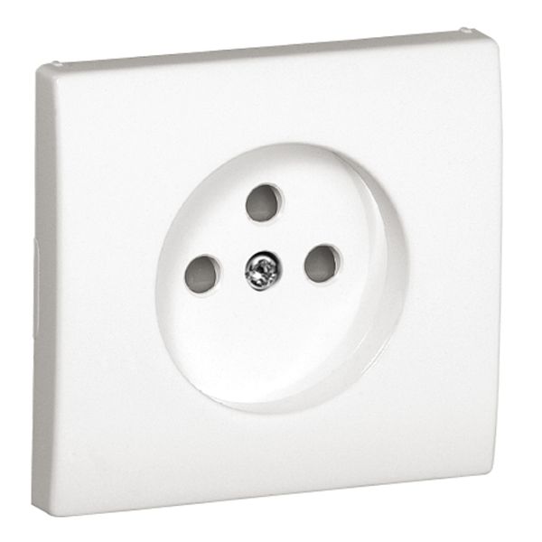 SAF C.PLAT F/EARTH SOCKET (FRENCH) WHITE image 1