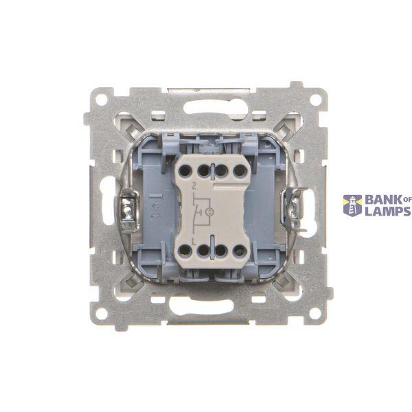 IT socket RJ45 category 5e, cream white/electro white image 2