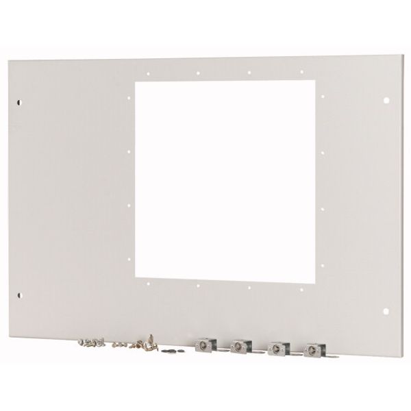 XTMPIX40FC-H550W800 Front cover for IZMX40, fixed, HxW=550x800mm, grey image 1