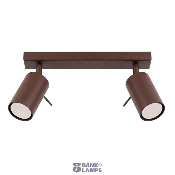 Ceiling lamp RING 2 brown image 2