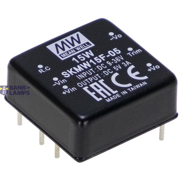 Mean Well SKMW15G-03 DC/DC converter, print 3 A 15 W Number of outputs: 1 x Contents 1 piece. image 1