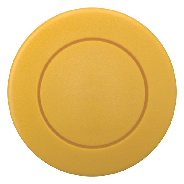 M22S-DP-Y Mushroom actuator, RMQ-Titan, Mushroom, momentary, Mushroom yellow, yellow, Blank, Bezel: black image 3