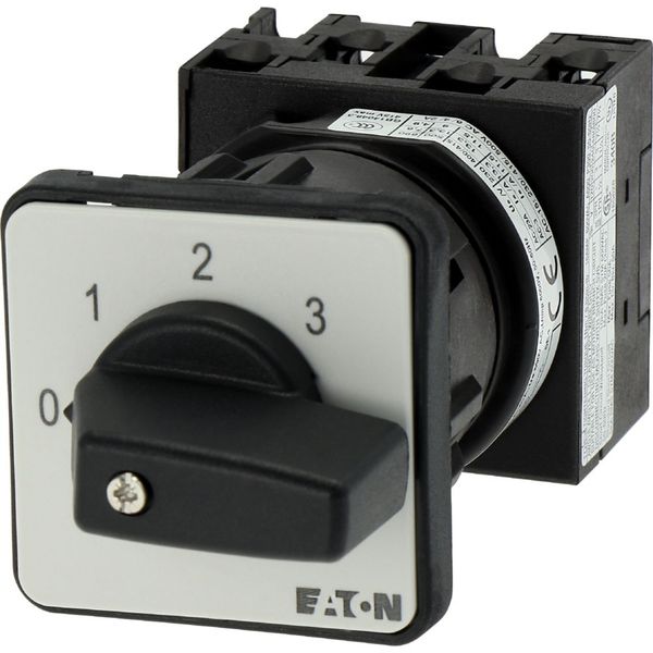 T0-2-8241/EZ Step switches, T0, 20 A, centre mounting, 2 contact unit(s), Contacts: 3, 45 °, maintained, With 0 (Off) position, 0-3, Design number 8241 image 20