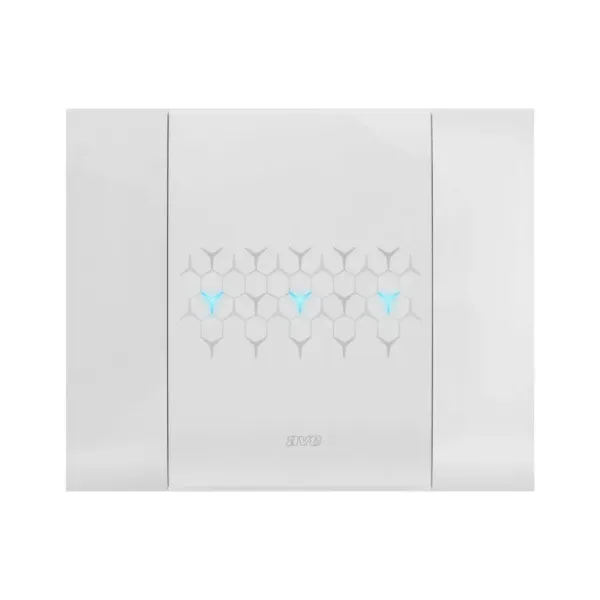 SMART TOUC.WHITE MAT.METAL F.PLATE 3 MOD. image 1