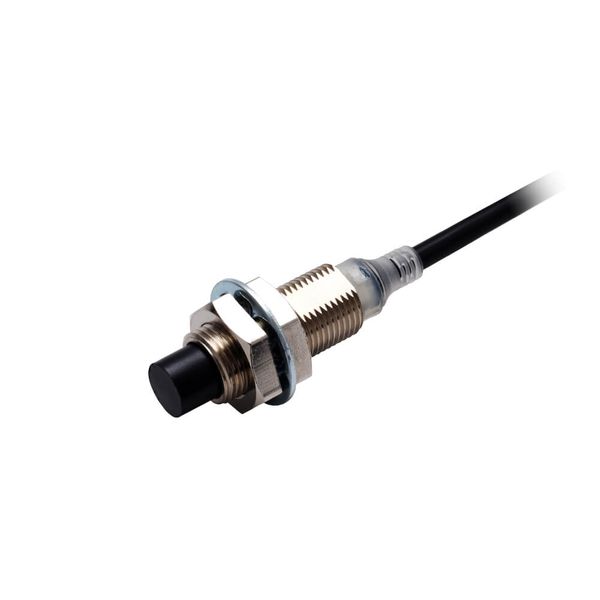 Proximity sensor, inductive, nickel-brass, short body, M12, unshielded E2EN0999M image 1